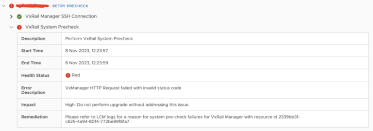 VCF on VxRail 4.x – VXM-VC service account password reset