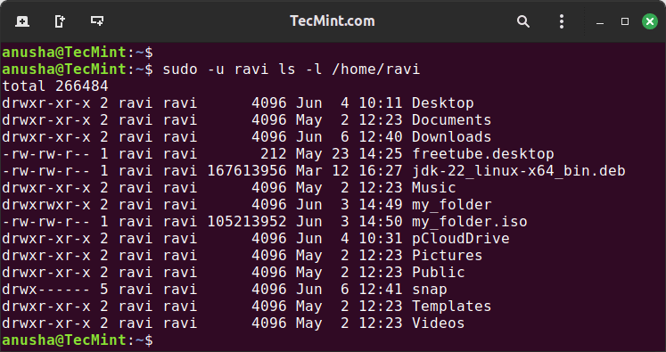 Running Command as Another User