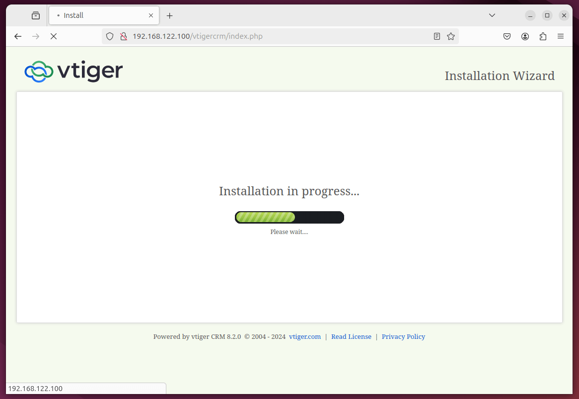 Vtiger CRM Installation