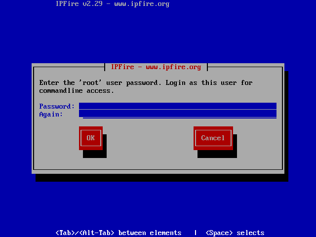 IPFire Root Password