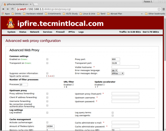 Advanced Web Proxy