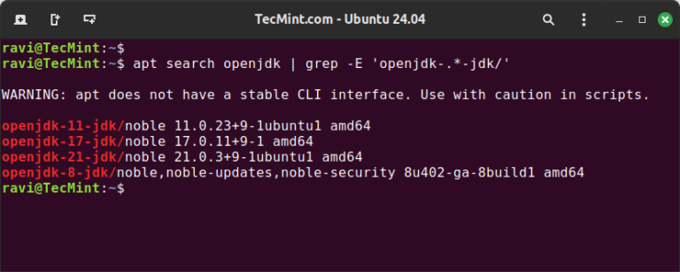 How to Install Java (OpenJDK) on Ubuntu 24.04