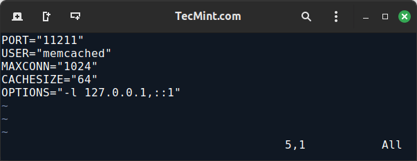 Secure Memcached in RHEL