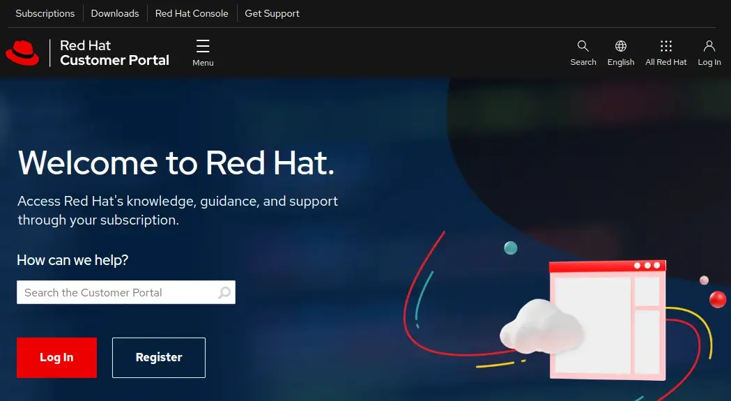 Create RedHat Account