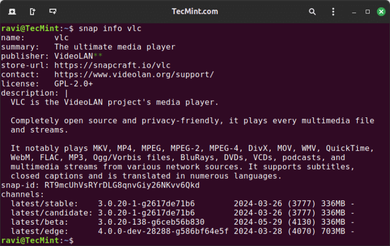 How to Install Specific Package Versions with Snap on Linux