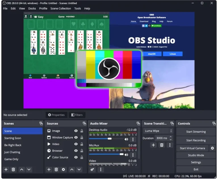 OBS Studio: Free & Open-Source Video Recording & Streaming