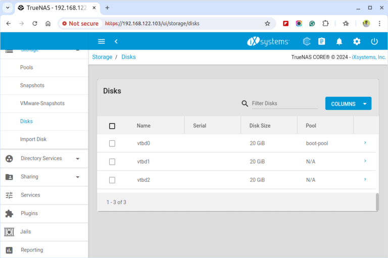 TrueNAS - Configure ZFS Storage and NFS Shares - Part 2