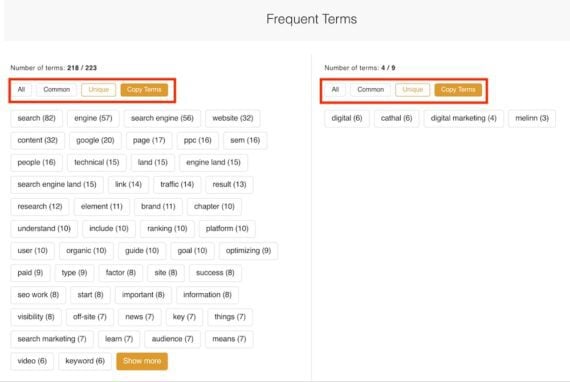 How to Compare SEO of Competing URLs