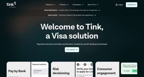 Home page of Tink