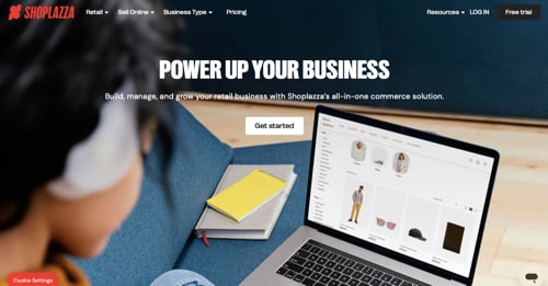 Home page of Shoplazza