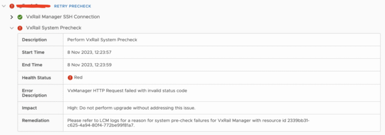 VCF on VxRail 4.x – VXM-VC service account password reset