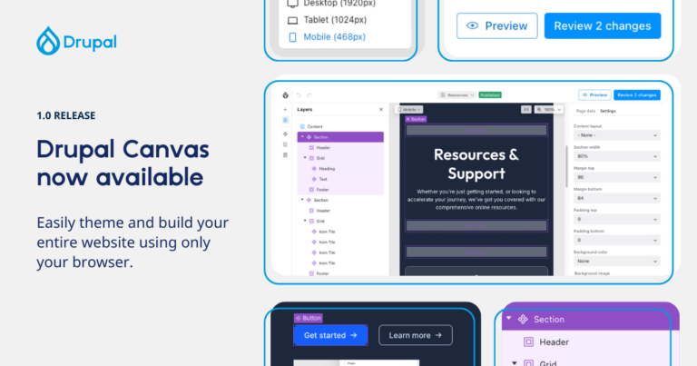 Drupal Canvas is Now Available: Inside Drupal's New Visual Page Builder