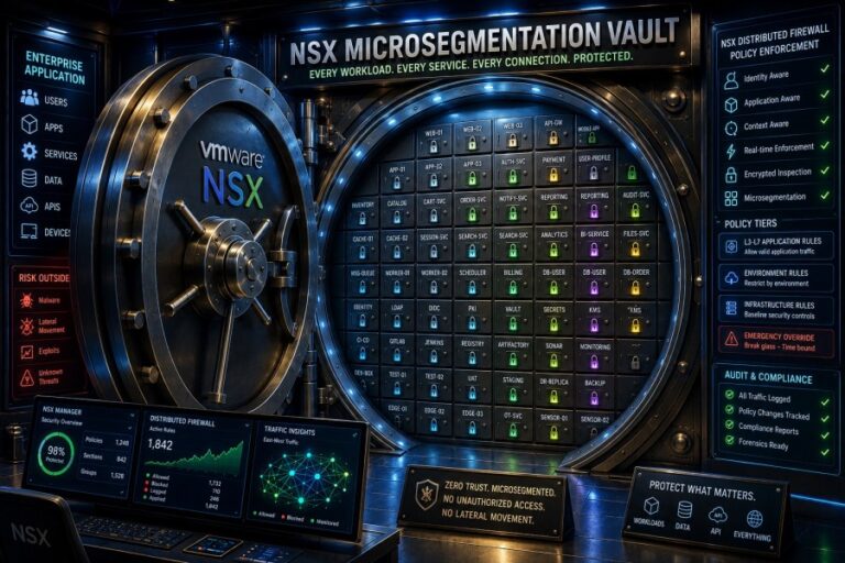 The NSX Microsegmentation Vault: Protecting Every Workload with Distributed Firewall Policy