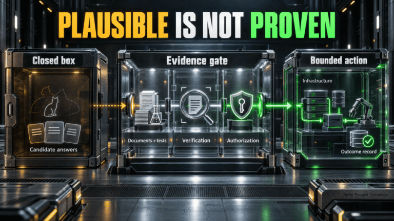 Schrödinger’s Cat and AI: Plausible Is Not Proven